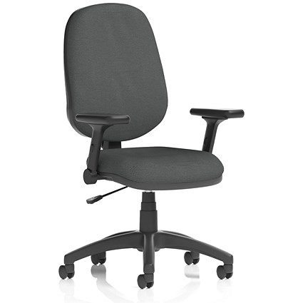 Eclipse Plus I Lever Task Operator Chair, Folding Arms, Quest Mussel