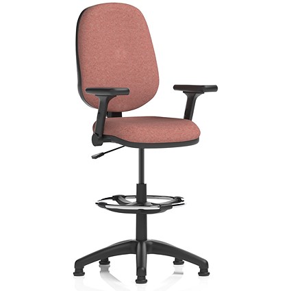 Eclipse Plus I High Rise Operator Chair, Folding Arms, Rivet Forge