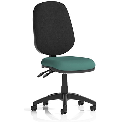 Eclipse Plus II Black Back Lever Task Operator Chair, Quest Kelp Eclipse Plus II Black Back Lever Task Operator Chair, Quest Kelp