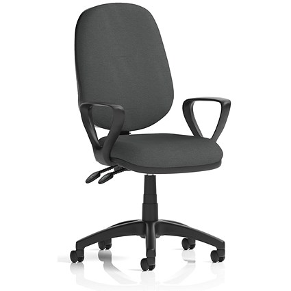 Eclipse Plus II Lever Task Operator Chair, Fixed Height Arms, Quest Mussel Eclipse Plus II Lever Task Operator Chair, Fixed Height Arms, Quest Mussel