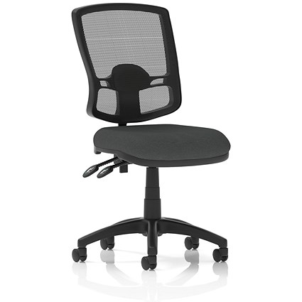 Eclipse Plus II Deluxe Mesh Back Lever Task Operator Chair, Quest Mussel