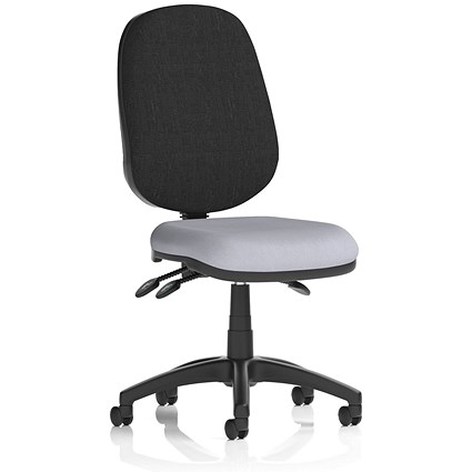 Eclipse Plus III Black Back Lever Task Operator Chair, Quest Shell