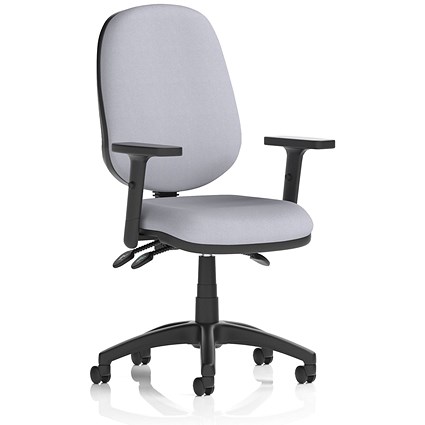 Eclipse Plus III Lever Task Operator Chair, Height Adjustable Arms, Quest Shell
