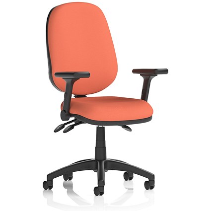 Eclipse Plus III Lever Task Operator Chair, Folding Arms, Quest Crab