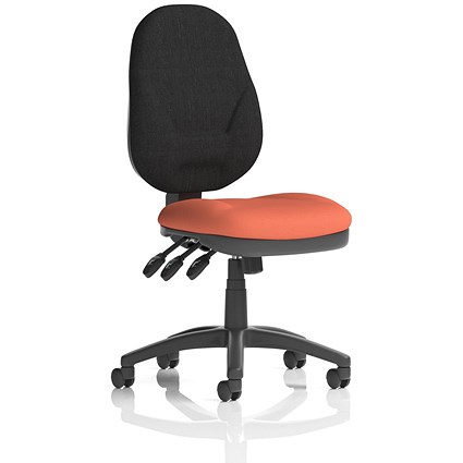 Eclipse Plus XL Black Back Lever Task Operator Chair, Quest Crab
