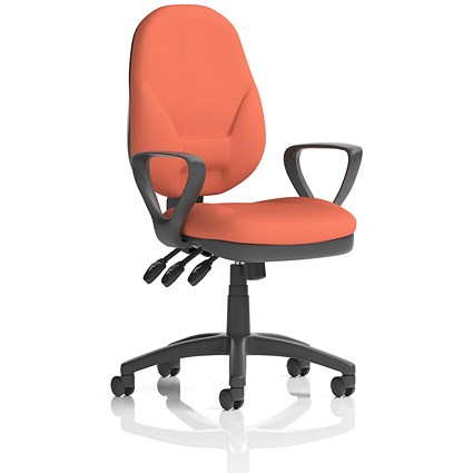 Eclipse Plus XL Lever Task Operator Chair, Fixed Height Arms, Quest Crab