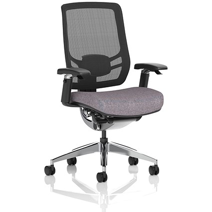 Ergo Click Mesh Back Chair, Height Adjustable Arms, Rivet Fuse