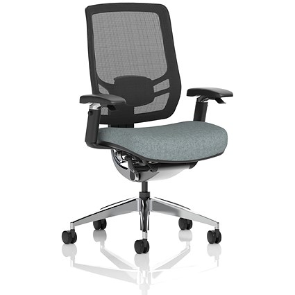 Ergo Click Mesh Back Chair, Height Adjustable Arms, Rivet Tensile