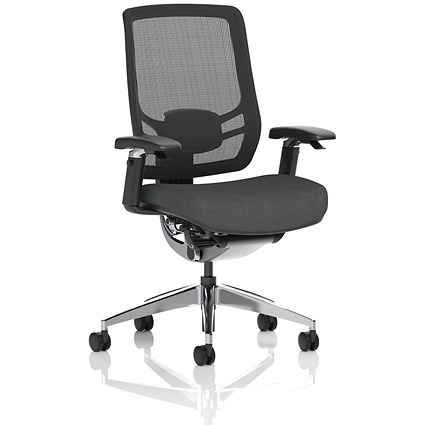 Ergo Click Mesh Back Chair, Height Adjustable Arms, Quest Mussel