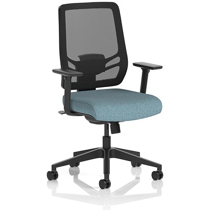Ergo Twist Mesh Back Ergonomic Task Operator Office Chair, Height Adjustable Arms, Seat Rivet Quench