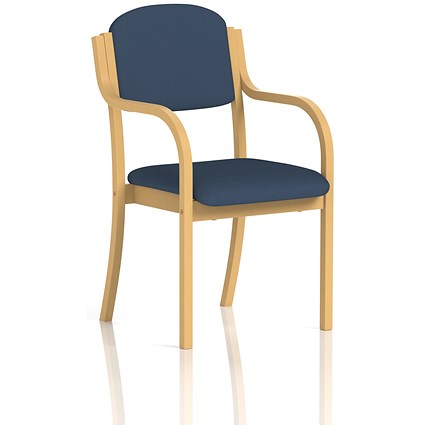 Madrid Visitor Chair, With Arms, Quest Whelk