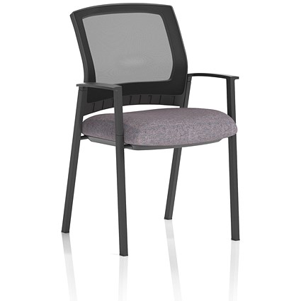 Metro Mesh Back Visitor Chair, Rivet Fuse