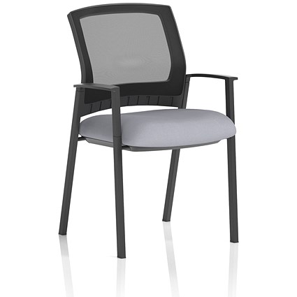 Metro Mesh Back Visitor Chair, Quest Shell