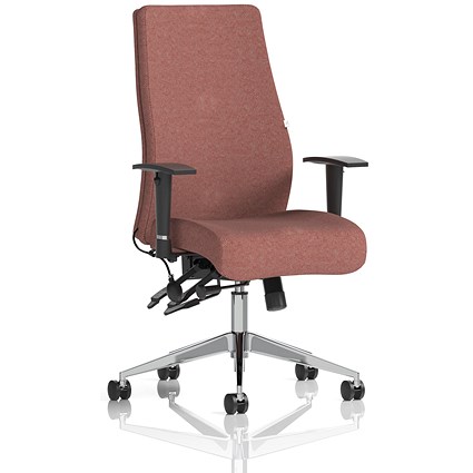 Onyx Ergo Posture Chair, Height Adjustable Arms, Rivet Forge