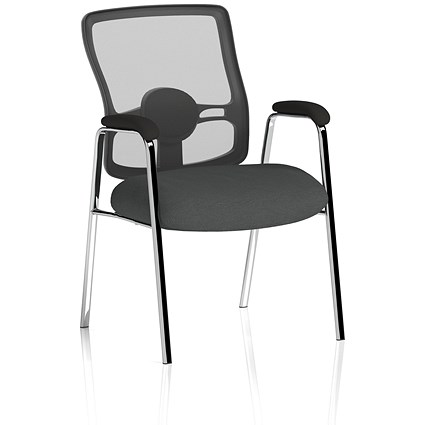 Portland Mesh Back Visitor Chair, Quest Mussel