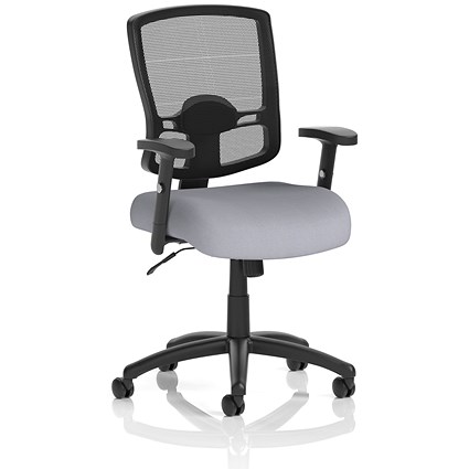 Portland Mesh Back Task Operator Chair, Height Adjustable Arms, Quest Shell