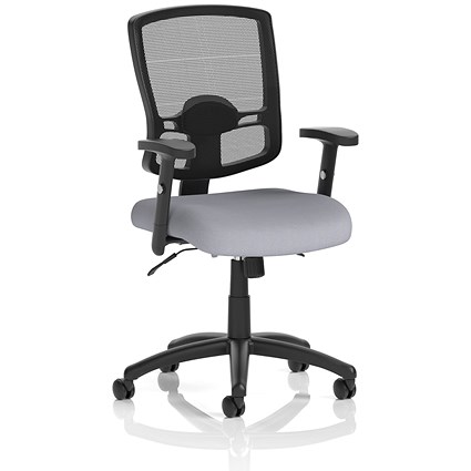 Portland II Mesh Back Chair, Height Adjustable Arms, Quest Shell