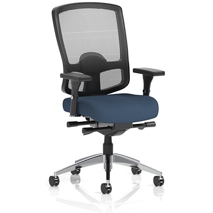 Regent High Mesh Back Ergonomic Task Operator Chair, Height Adjustable Arms, Quest Whelk