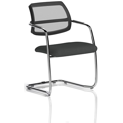 Swift Cantilever Visitor Chair, Quest Mussel