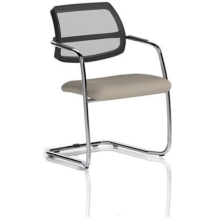 Swift Cantilever Visitor Chair, Quest Salt