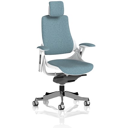 Zure Executive Chair With Headrest, Height Adjustable Arms, Rivet Quench
