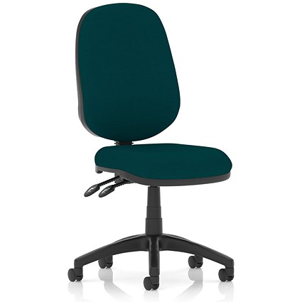 Luna II Lever Task Operator Chair, Maringa Teal