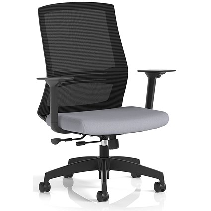 Ventra Mesh Back Task Operator Chair, Height Adjustable Arms, Quest Shell