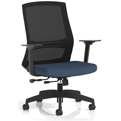 Ventra Mesh Back Task Operator Chair, Height Adjustable Arms, Quest Whelk
