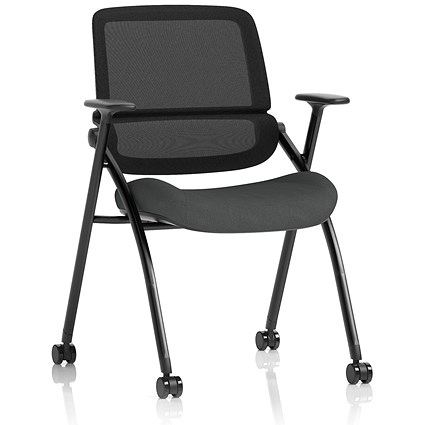 Capra Mesh Back Folding Training Chair, Quest Mussel