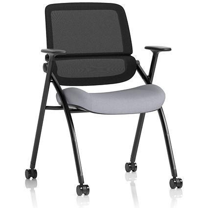 Capra Mesh Back Folding Training Chair, Quest Shell