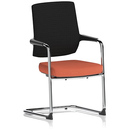Vero Airmesh Back Cantilever Chair, Quest Crab