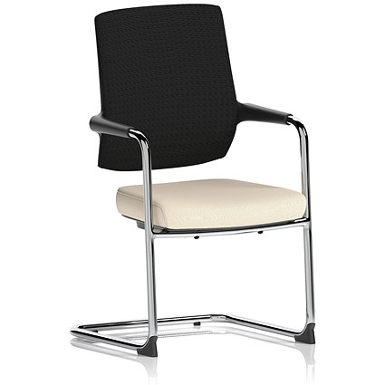 Vero Airmesh Back Cantilever Chair, Quest Salt