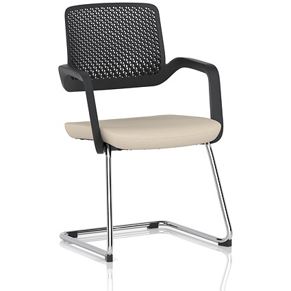Cosmo Cantilever Chair Black Frame Bespoke Colour Seat Quest Salt