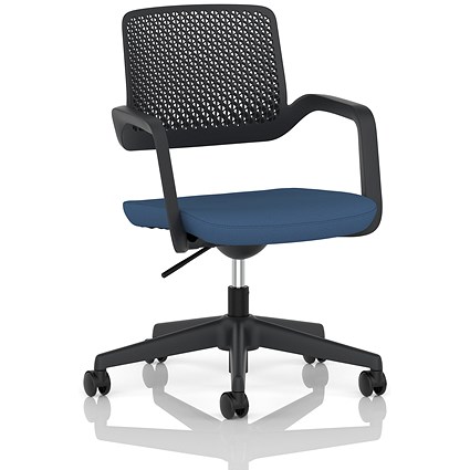 Cosmo Task Operator Chair Black Frame Bespoke Colour Seat Quest Limpet