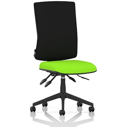 Orlena High Black Back Task Operator Chair, Myrrh Green
