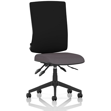 Orlena High Black Back Task Operator Chair, Rivet Fuse