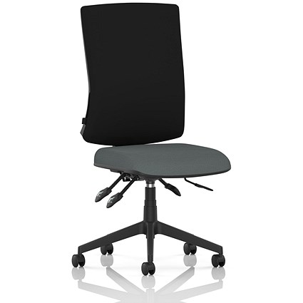 Orlena High Black Back Task Operator Chair, Rivet Tensile