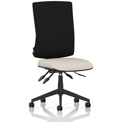 Orlena High Black Back Task Operator Chair, Quest Salt