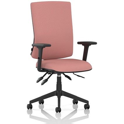 Orlena High Back Task Operator Chair, Height Adjustable Arms, Quest Shrimp