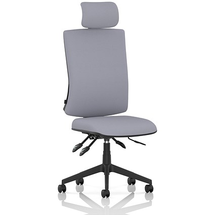 Orlena High Back Task Operator Chair, Headrest, Quest Shell