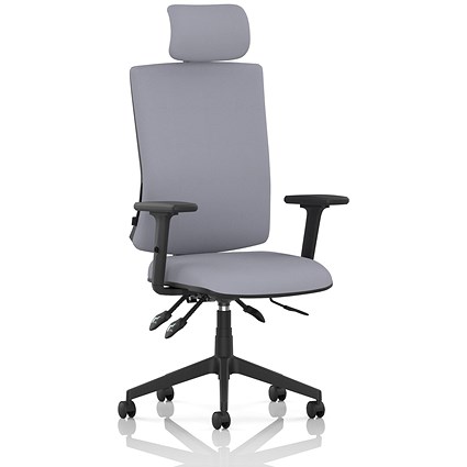 Orlena High Back Task Operator Chair, Headrest, Height Adjustable Arms, Quest Shell