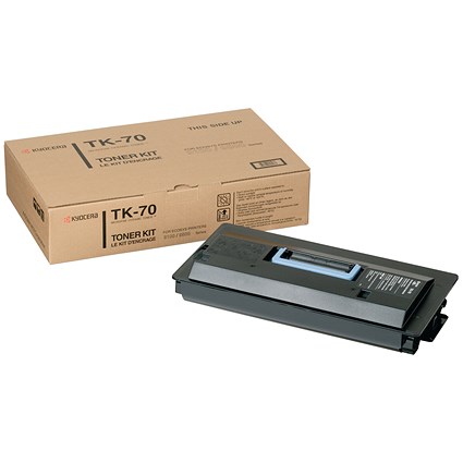 Kyocera TK-70 Black Toner Cartridge (40,000 Page Capacity)