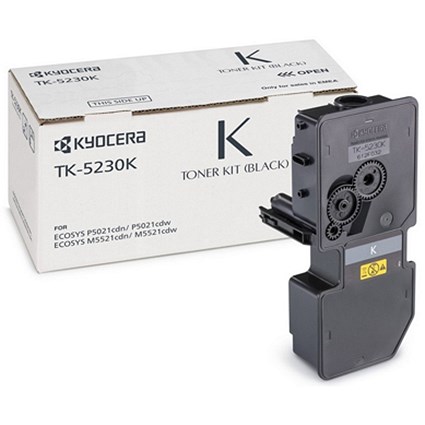 Kyocera TK5230K Toner Cartridge Black TK-5230K
