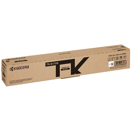 Kyocera TK8115K Toner Cartridge Black TK8115K