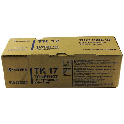 Kyocera Black Toner Cartridge (6,000 Page Capacity) TK-17
