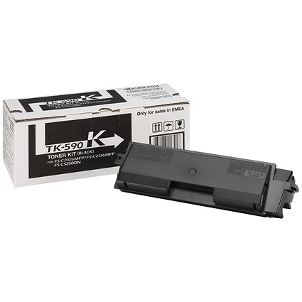 Kyocera TK-590K Black Laser Toner Cartridge