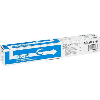 Kyocera TK-895C Cyan Laser Toner Cartridge