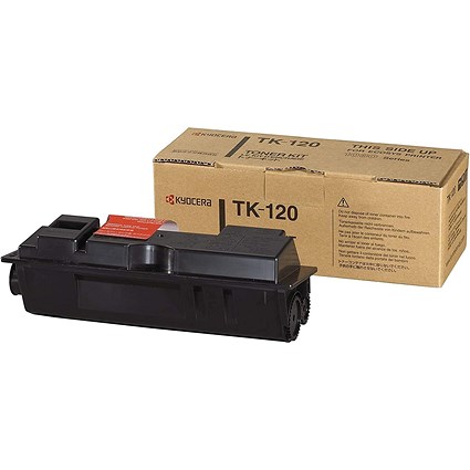 Kyocera TK-120 Black Toner Cartridge (7,200 Page Capacity)