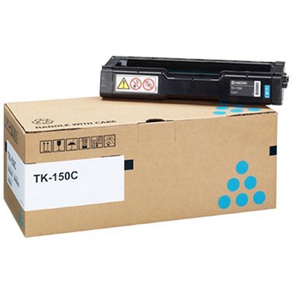 Kyocera TK-150C Cyan Laser Toner Cartridge