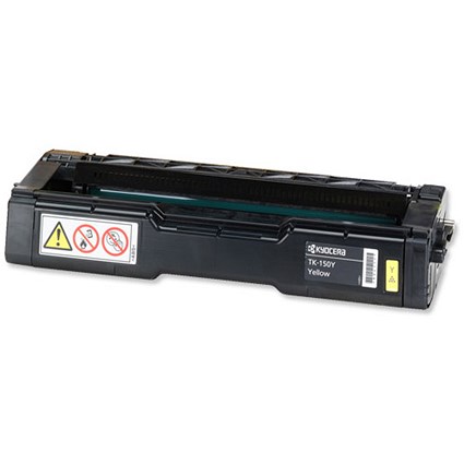 Kyocera TK-150Y Yellow Laser Toner Cartridge